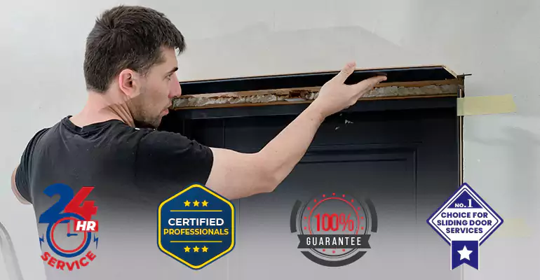 Wood Door Crack and Hole Repair in North Miami Beach