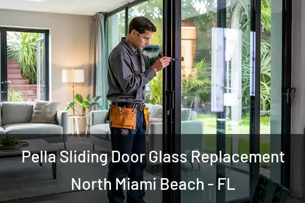 Pella Sliding Door Glass Replacement North Miami Beach - FL