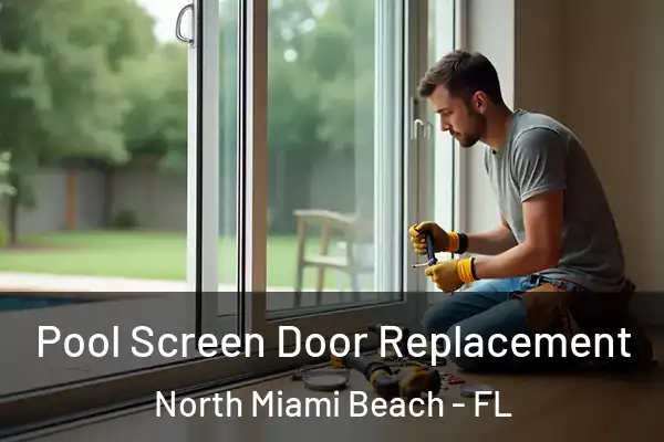 Pool Screen Door Replacement North Miami Beach - FL